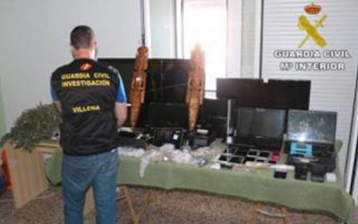 La Guardia Civil desmantela en Villena uno de los principales puntos de venta de droga