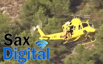 Un parapentista es rescatado tras una fuerte caída