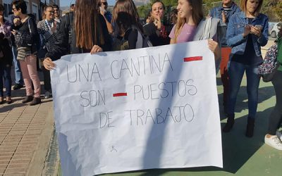 El IES Pascual Carrión de Sax puede quedarse sin servicio de cantina