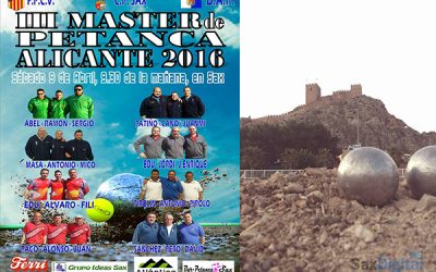 III Master Provincial Masculino de Petanca, en Sax