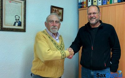Cruz Roja Sax recibe la recaudación del Festival de Jotas