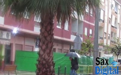 Reparación del colector en la Avenida Jaime I