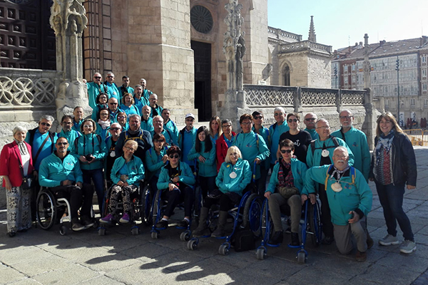 La sajeña Joaquina Agulló, completa por tercera vez un tramo del Camino de Santiago