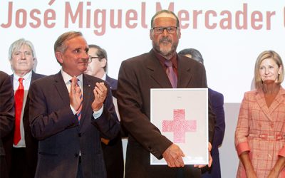 José Miguel Mercader renueva el cargo de presidente de la Cruz Roja de Sax