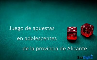 Un 28,5% de los adolescentes ha jugado alguna vez a juegos de apuestas, un 1,2% de forma patológica
