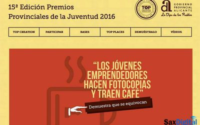 15ª Edición Premios Provinciales de la Juventud 2016
