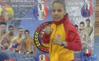 Una sajeña va a por el Título Mundial de K1