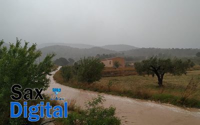 Sax revisa los daños sobre las lluvias