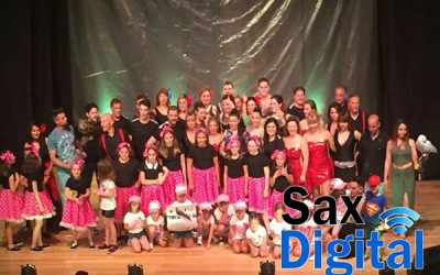 Sax acogió el encuentro benéfico de baile, Magic Eagle