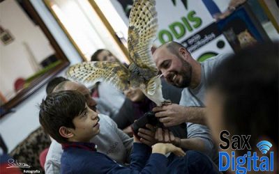 Cetreros sajeños realizan terapias altruistas con discapacitados
