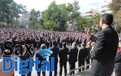 Los Sones y la Unión Musical, participaron en la 49º Asamblea General de la FSMCV en Elda