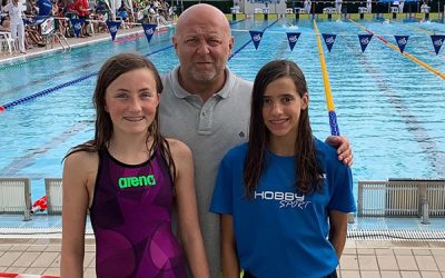 Buen papel de las nadadoras sajeñas en el Campeonato Infantil de la Comunidad Valenciana