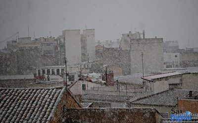 Cae la nieve en Sax