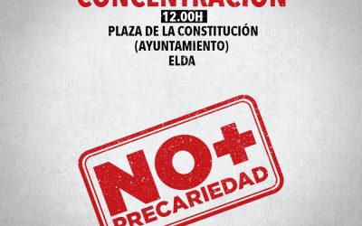 Nota de prensa: el próximo 10 de febrero salimos a las calles para decir alto y claro: ¡No + Precariedad!