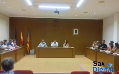 Se llevo a cabo el pleno extraordinario con cuatro puntos en el Ayuntamiento de Sax