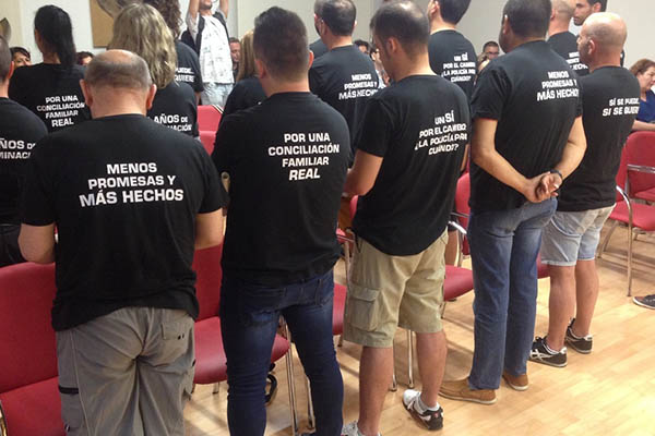 Comunicado de prensa Sindicato Profesional de Policías Locales y Bomberos, Central Sindical Independiente y de Funcionarios, UGT y CCOO