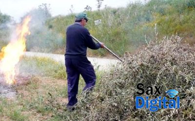 El Ayuntamiento de Sax suspende los permisos para las quemas de restos agrícolas y forestales