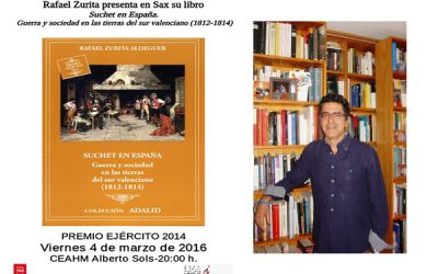 Se presenta en Sax el libro “Suchet en España