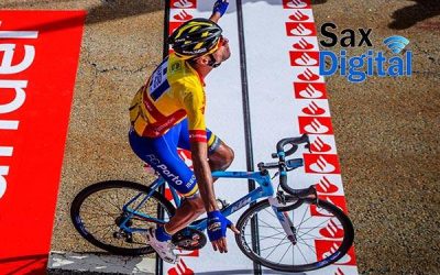 Recepción y homenaje para el ganador de la edición 80 de la Vuelta a Portugal, el sajeño Raúl Alarcón