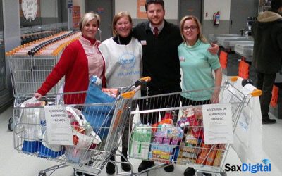 Los Supermercados de Sax se unen por Cáritas
