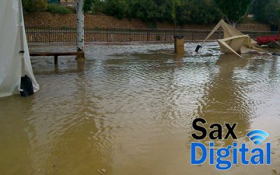 Otro descomunal tapón de toallitas húmedas ha atascado la red de saneamiento de Sax