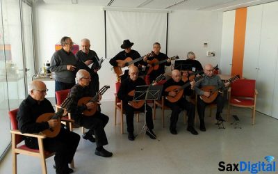 La Rondalla Mayor de la UDP de Sax, ofrecerá conciertos a los internos de las Residencias geriátricas de la comarca