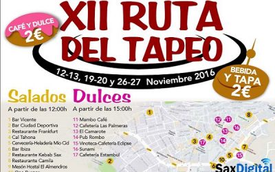 Tapeo en Sax, llega la XII edición de la fiesta gastronómica