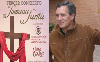 La Unión Musical ofrece el sábado un concierto de Semana Santa a cargo de Miguel Sánchez Ruzafa