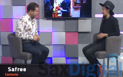 Safree en una entrevista en la televisión Mexicana
