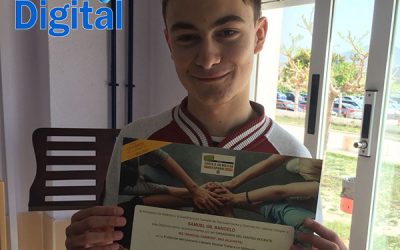 El sajeño Samuel Gil, ganador local del concurso “Carta a un Militar Español” que organiza el Ministerio de Defensa