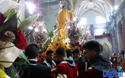 San Blas celebró su día abrazando a su pueblo.
