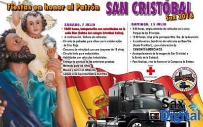 Fiestas de San Cristóbal 2018 en Sax