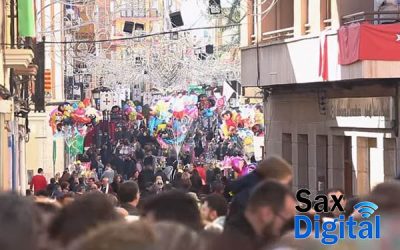 El centro urbano de Sax, más peatonal y seguro para las fiestas