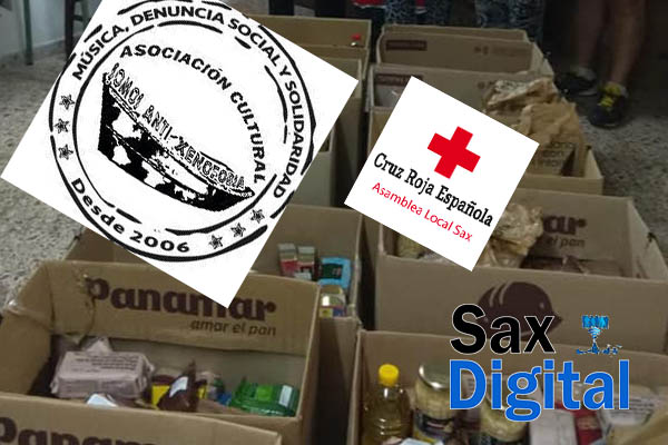 Somos Anti Xenofobia y Cruz Roja de Sax