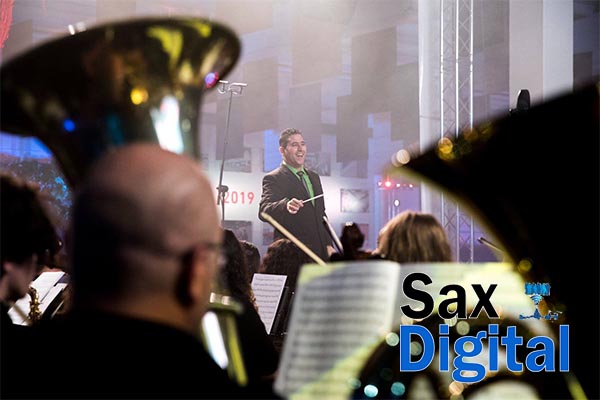 La Unión Musical de Sax estrena la última obra de Óscar Navarro