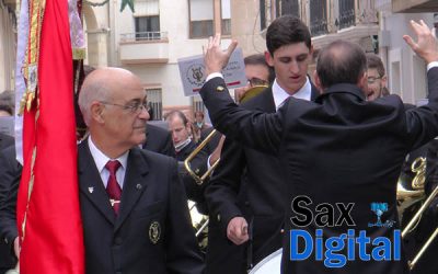 La Unión Musical de Sax participa este domingo en un intercambio musical con la “Santa Cecilia” de Elda