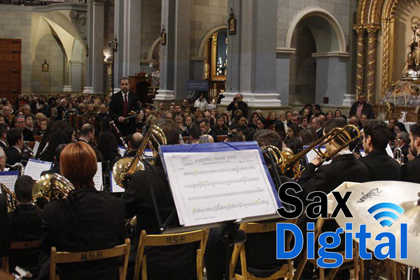 La Unión Musical de Sax ofrece este viernes un concierto de Semana Santa