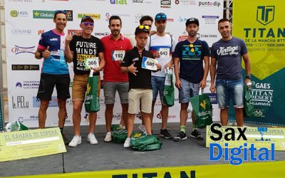 Un buen grupo de sajeños participaron en La Titán de La Mancha 2018