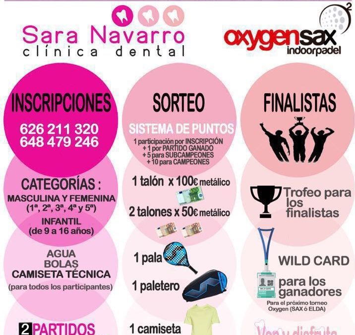 Torneo de Pádel, Sara Navarro Clínica Dental