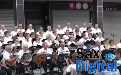 Los jubilados de Sax actúan en el Palau de la Música de Valencia