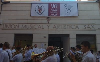 La Unión Musical de Sax suspende sus actos de aniversario