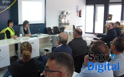 Jornada sobre recogida orgánica en la planta de Vaersa con la participación de Sax