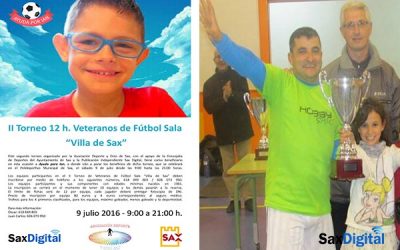 II Torneo de Veteranos Fútbol Sala “Villa de Sax” por Ian