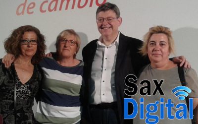 Ximo Puig, Presidente de la Generalitat visita Sax