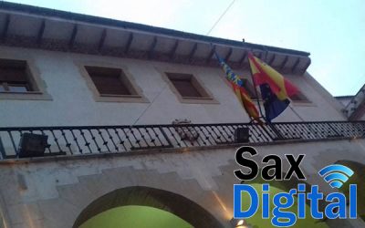 Sesión plenaria en el Ayuntamiento de la Villa de Sax, enero de 2019