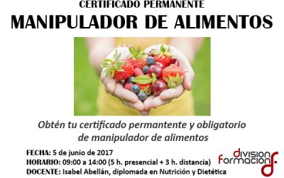 Nueva edición Curso de Manipulador de Alimentos