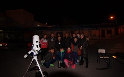 Observación astronómica en Sax, un éxito