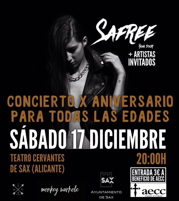 Safree, concierto en el Teatro Cervantes