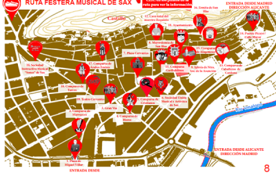RUTA FESTERA MUSICAL DE SAX. GUÍA INTERACTIVA
