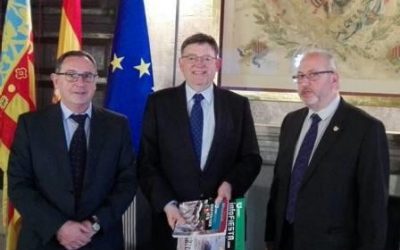 Puig recibe al presidente de la Undef